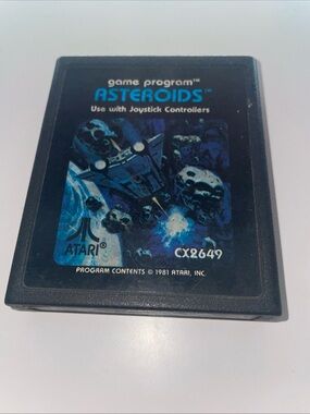 1981 Asteroids Game Cartridge for Atari 2600 CX2649 (Cartridge Only)